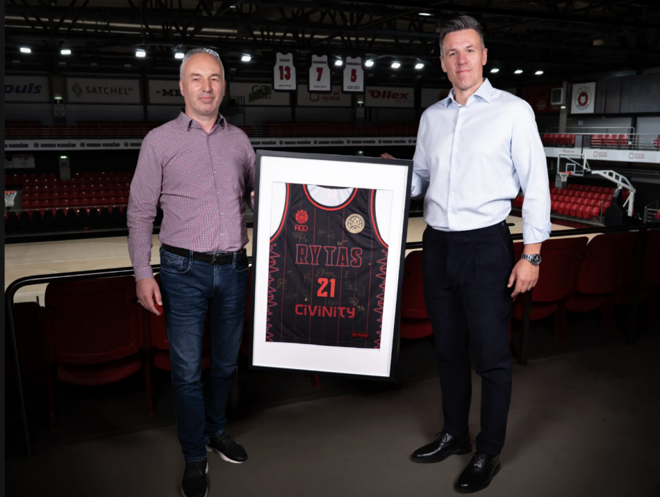 Tomas Staskunas Civinity BC Lietuvos rytas komanda parama